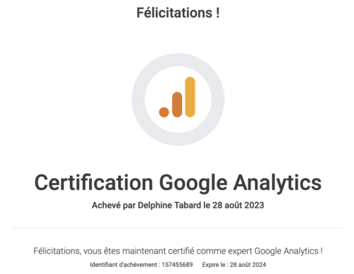 Certification Google Analytics 4
