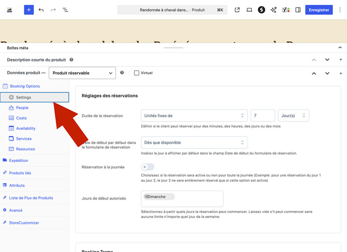 Accéder aux données du produit