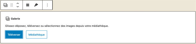 Ajouter une galerie