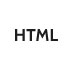 Icône Bloc HTML