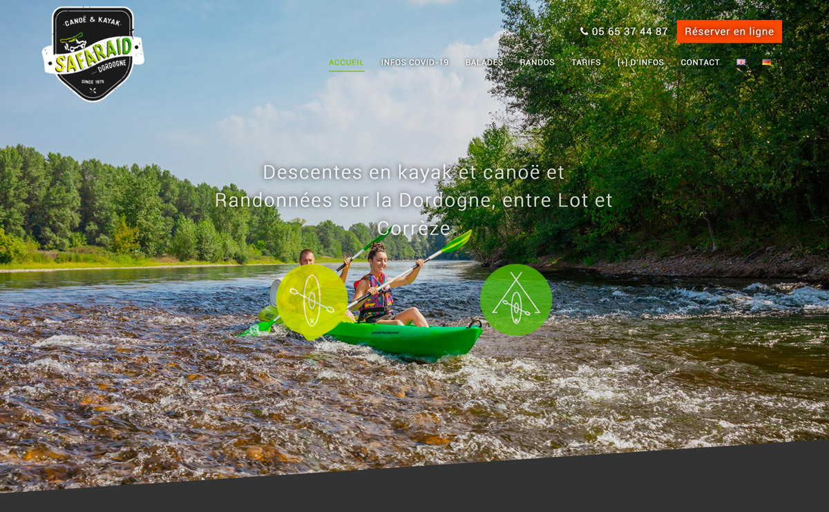 Safaraid Canoë Kayak Dordogne