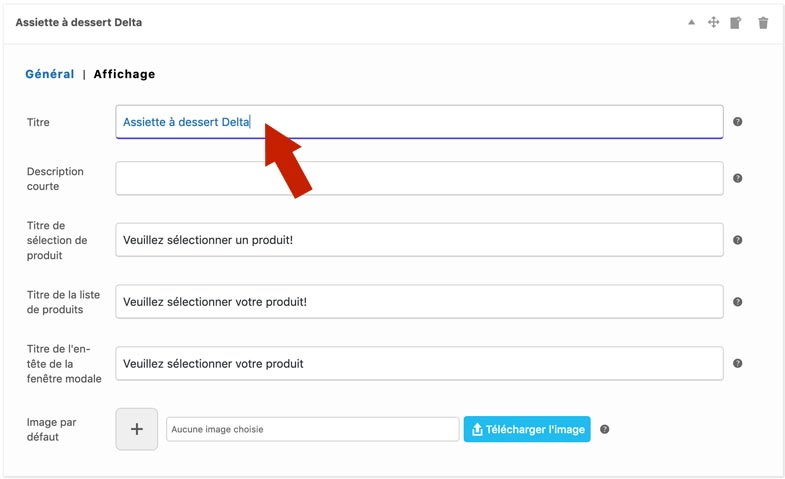 Product Bundle : changement du nom du produit
