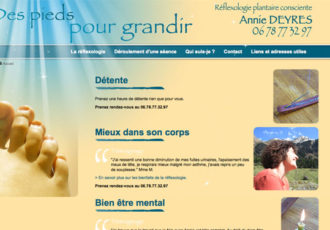 Des pieds pour grandir, Réflexologie plantaire > www.despiedspourgrandir.com