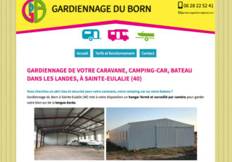 Gardiennage du Born, Gardiennage caravanes, camping-cars... à Sainte-Eulalie (40) > gardiennageduborn.fr