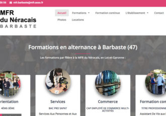 MFR de Barbaste, organisme de formation (47) > Visitez le site mfrdebarbaste.fr