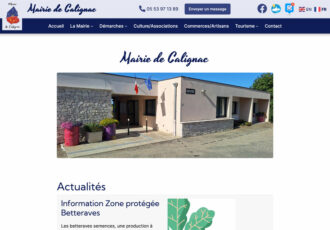 > Visiter le site de la Mairie de Calignac www.mairie-calignac.fr
