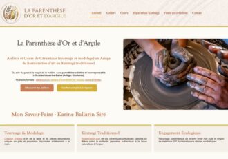 > Visiter le site de La Parenth&egrave;se d'Or et d'Argile - www.laparenthesedoretdargile.fr